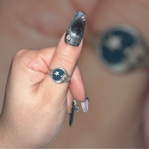 SOLD Star and moon ring